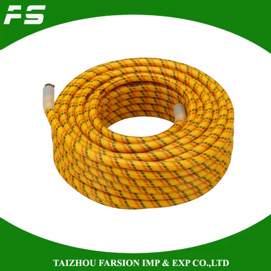 Kältebeständiger, geflochtener, flexibler 8,5-mm-PVC-Hochdruck-Sprühpumpenschlauch, pneumatischer Luftkompressorschlauch